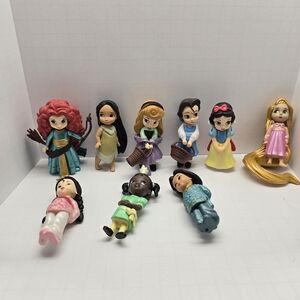 Lot Of 9 Disney Princess Figures